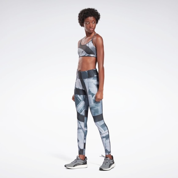 Reebok Lux Bold Printed Leggings - Picture 2 of 9